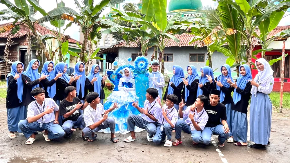 Momen seru saat perlombaan berlangsung