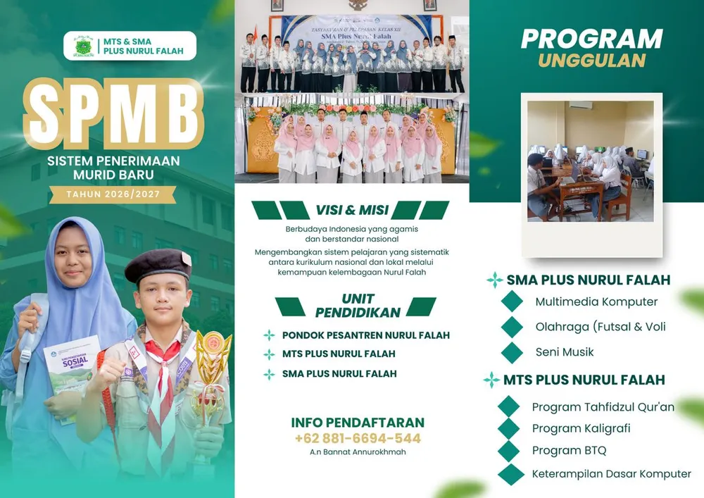 Visi, Misi, dan Unit Pendidikan Nurul Falah